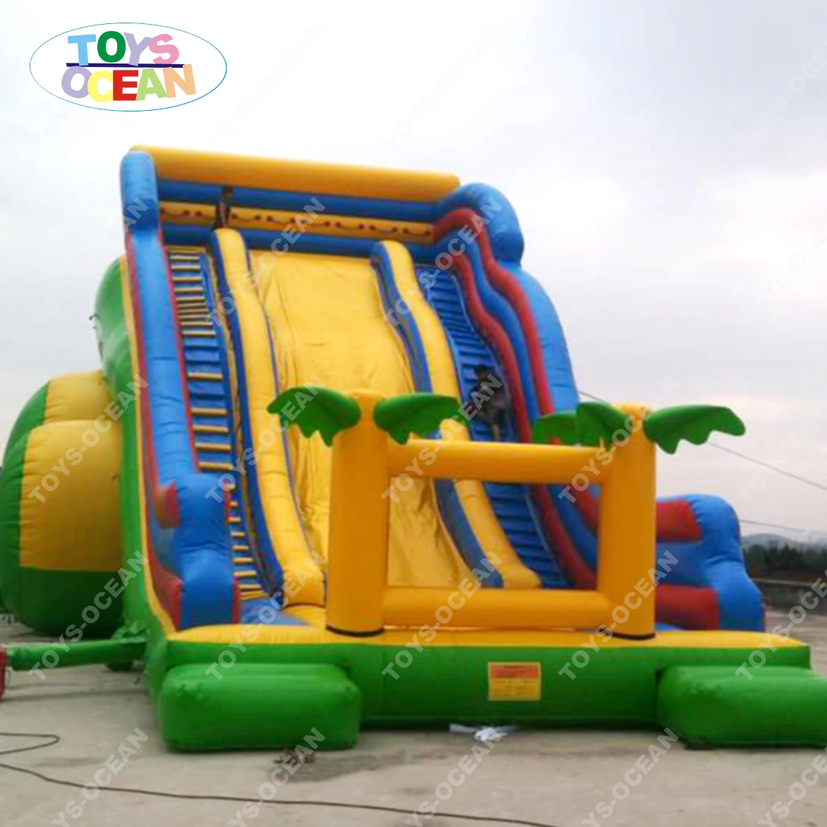 outdoor kids air slide air bouncer slide large kid slide