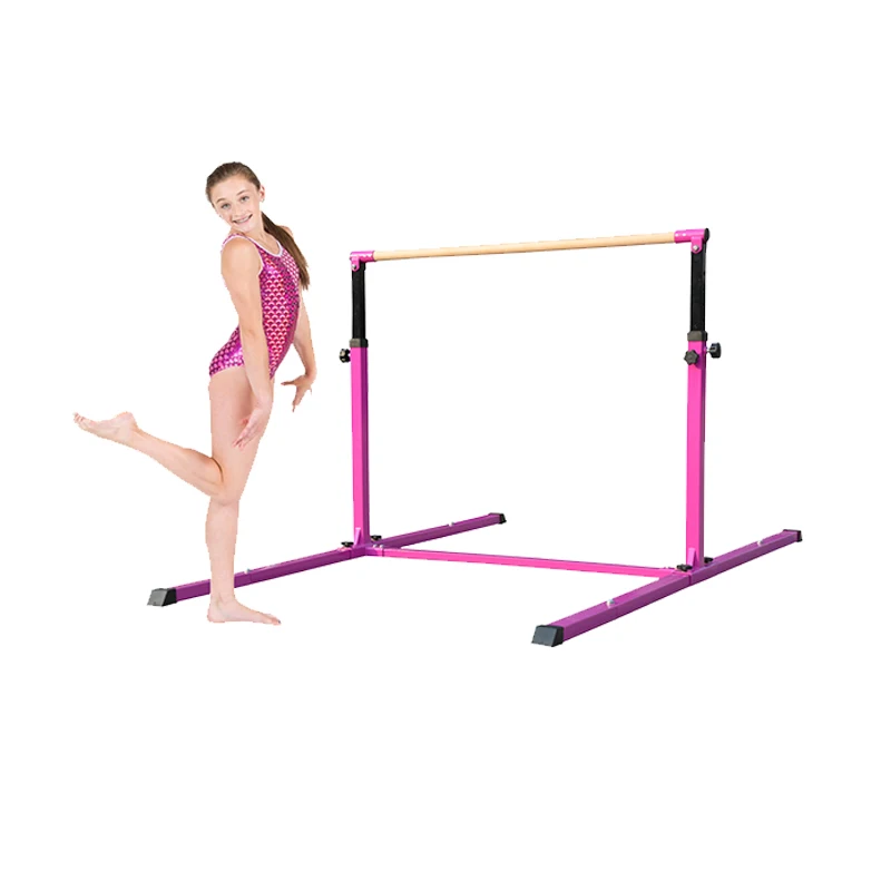 Gymnastics Kip Bars Junior Gym Tumbling Bar for Kids Home Adjustable Horizontal Bar