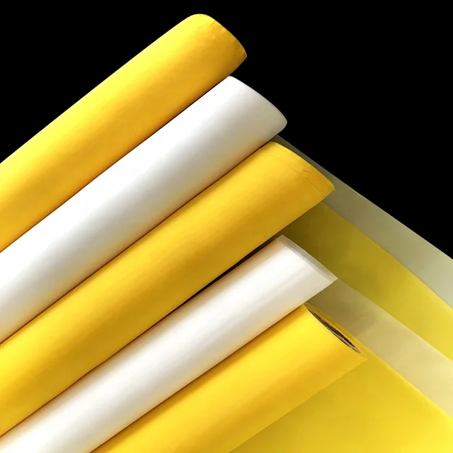 40 85 105 161 228 510 сетка многоразовая Болтовая белая желтая 100% полиэфирная печатная сетка для трафаретной печати в Китае