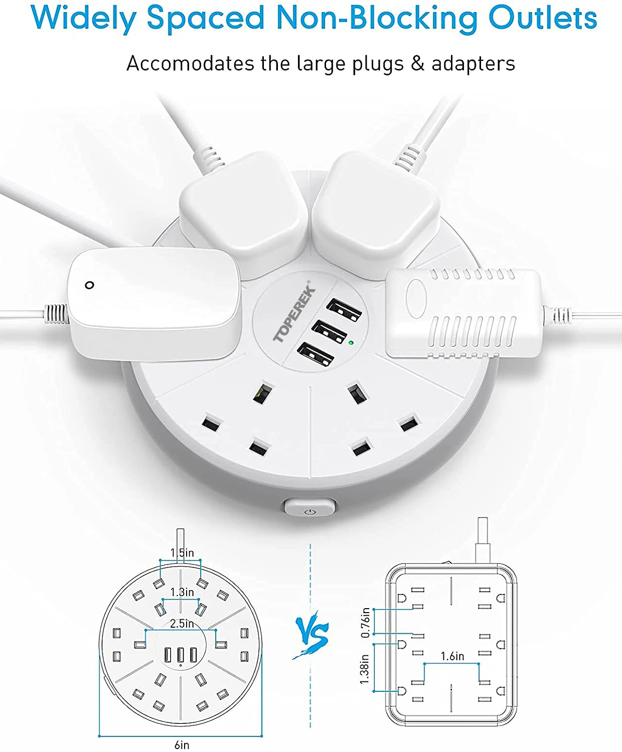 manufacturer High-quality USB electric extension board cord socket