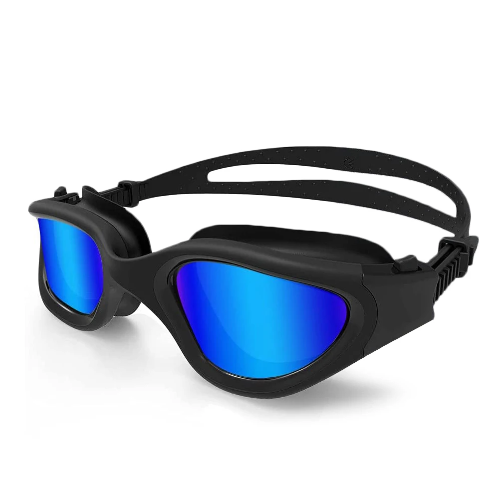 Open Water Swimming Goggles for Men/Women Polarized Anti-Fog UV Protection Mirrored