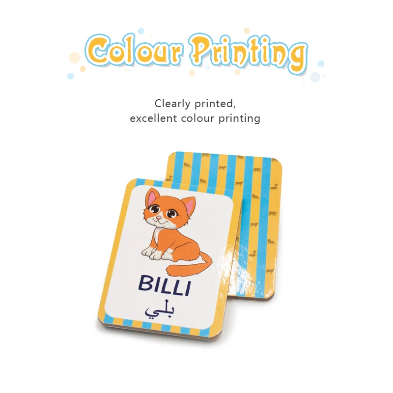 Manufacturer Sell Flash Cards Printing Wholesale Personalized Children Learning Sight oracle Kids Flashcards