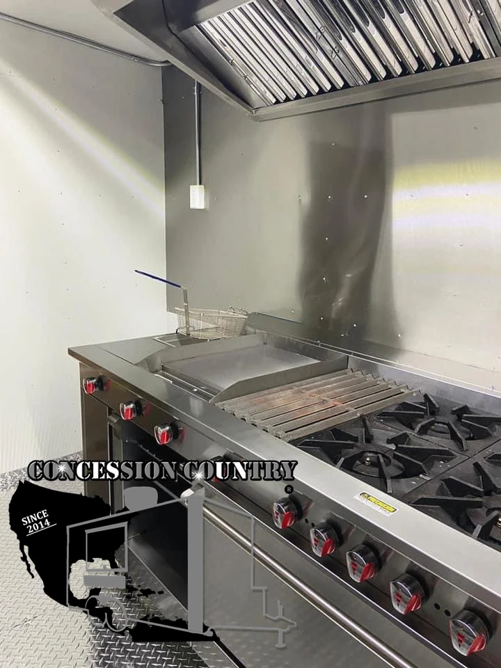 2021 Concession CountryHamburger Mobile Food Cart, Airstream Caravan Food Truck, Airstream Food Trailer for Sale