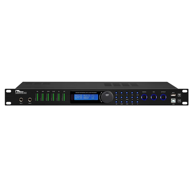 DK.6 Karaoke Digital Processor Audio Effect KTV Dsp Front Level Effector