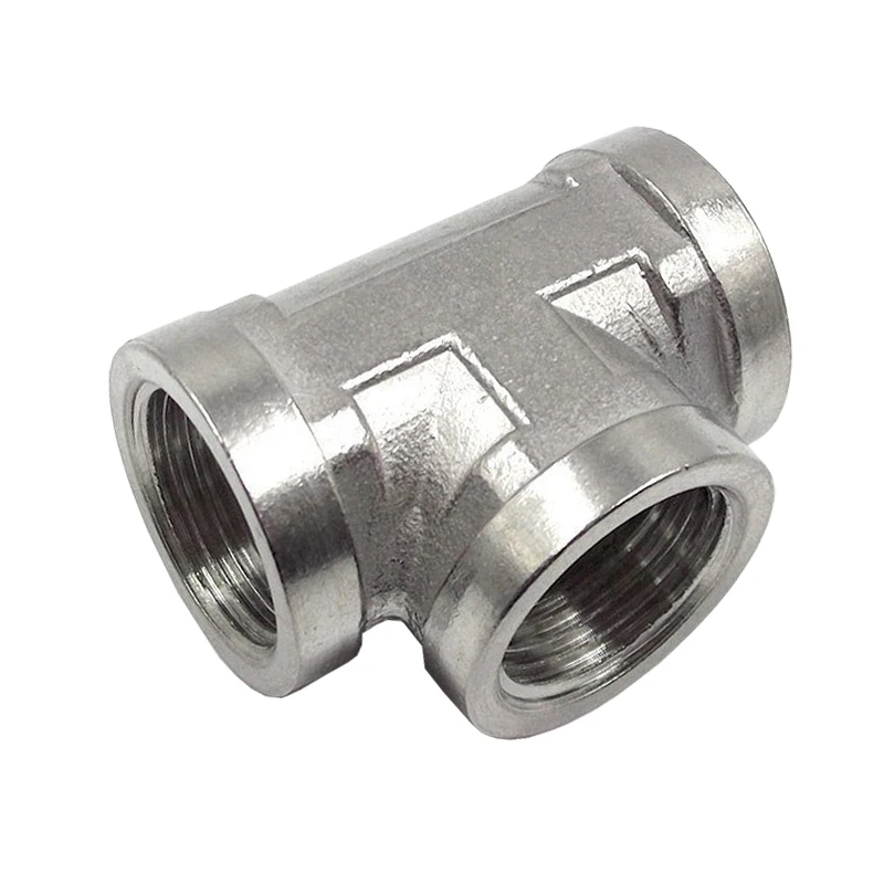 304 stainless steel tee Chinese manufacturers wholesale plumbing fittings