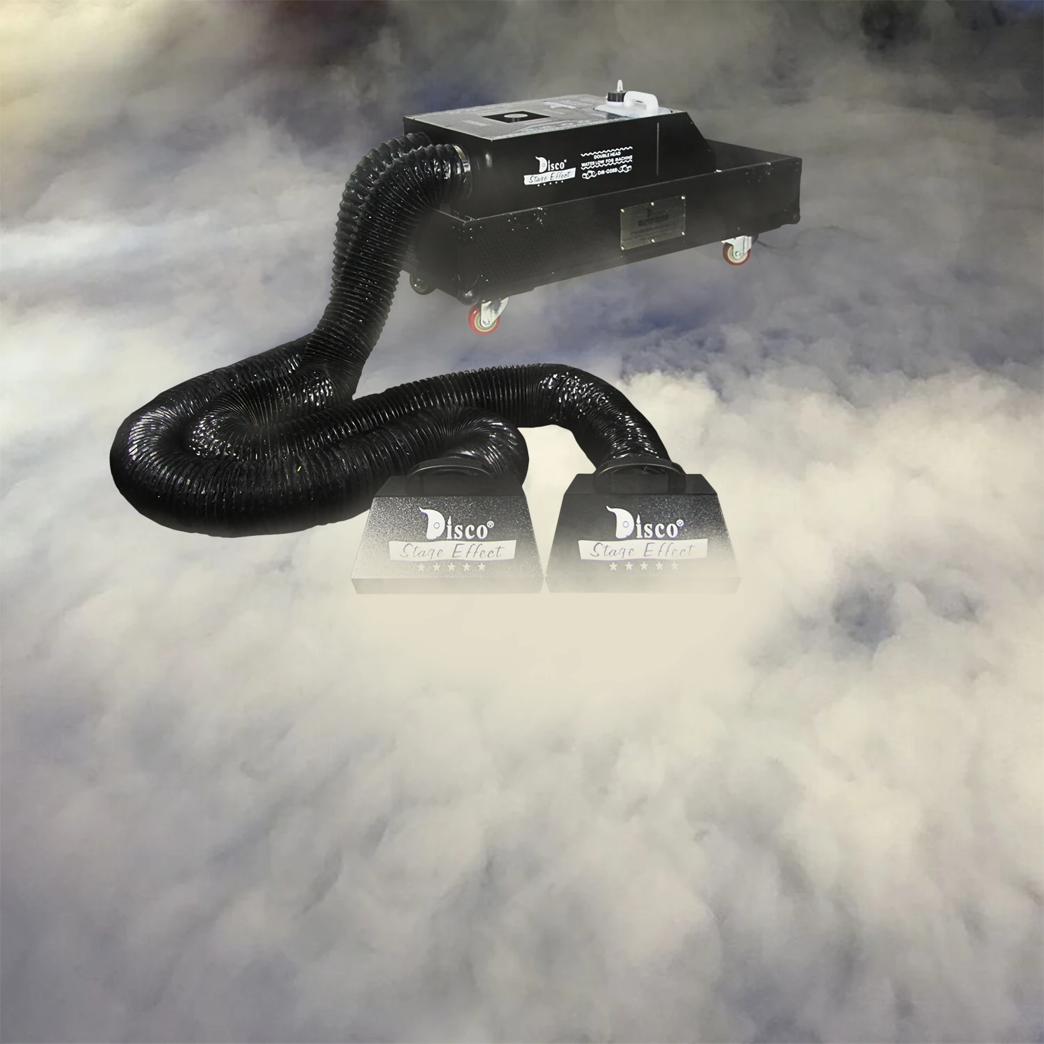 Dry ice machine with dmx Double Head water Low Lying smoke Machine in Wedding water low fog Machine