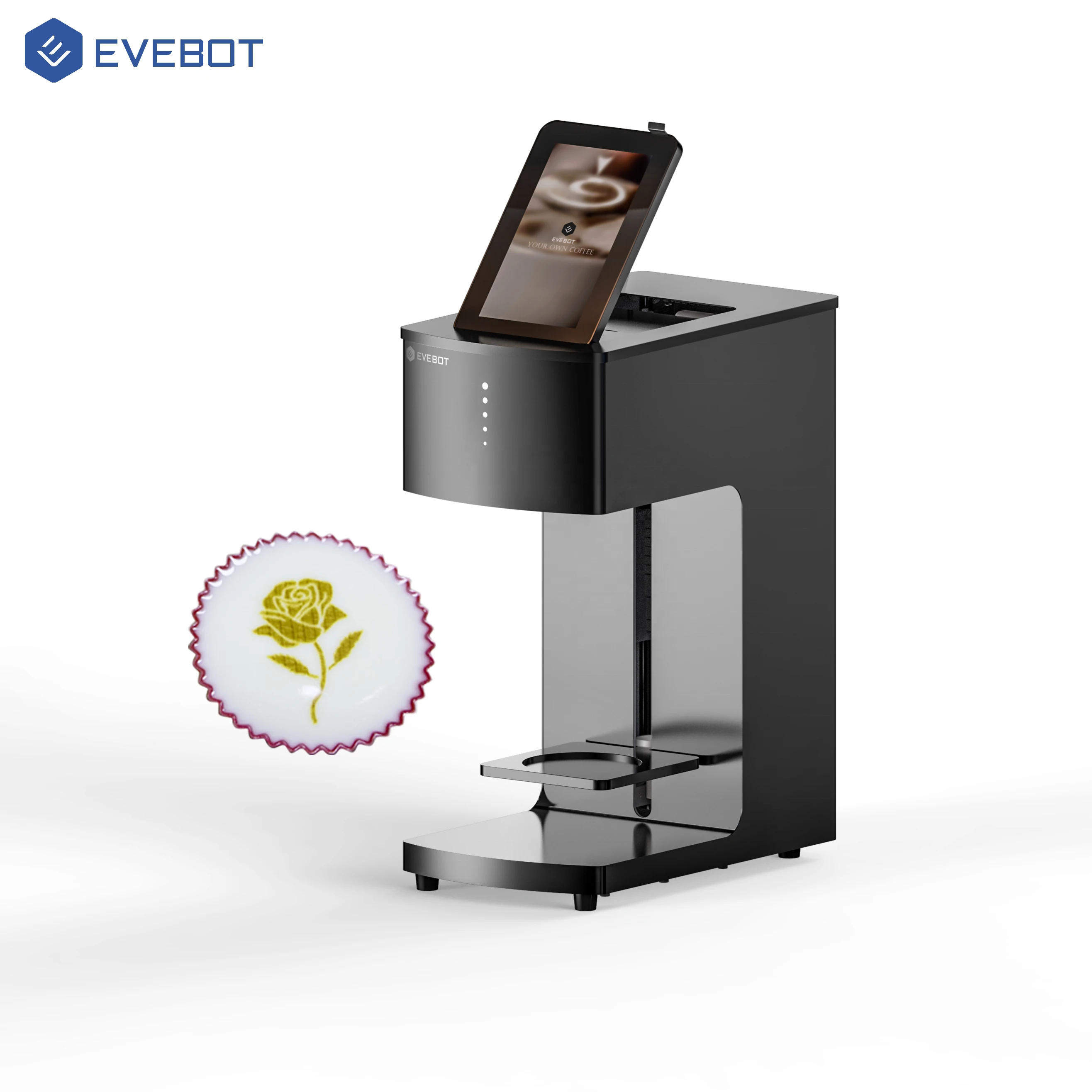 Evebot EB-FM1 Multifunction Single Pass Machine Printing On Paper Cups Food Packaging Fast Food Packaging Box Printer