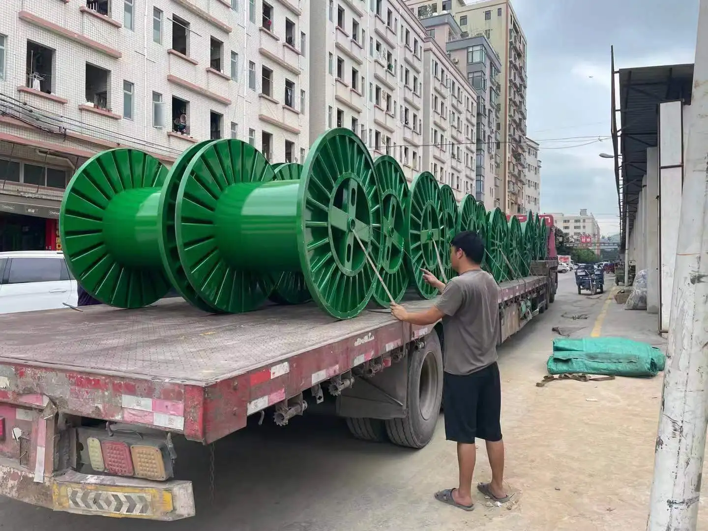 Best Selling Customized Size Steel Bobbin Wire Cable Spools for Cable Wires Corrugated Bobbin