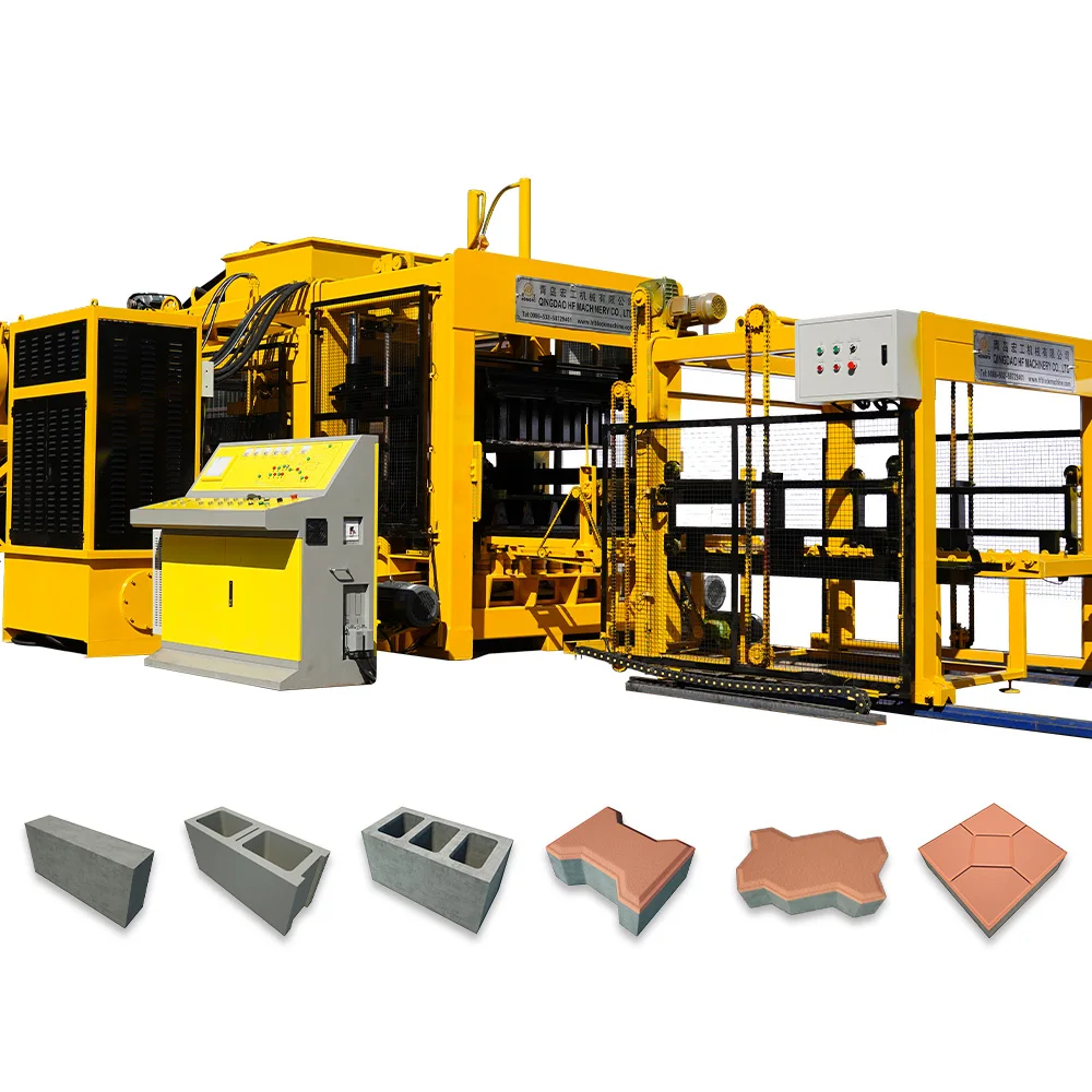 QT15-15 high production hydraulic vibration block press machine paver block making machine Oman