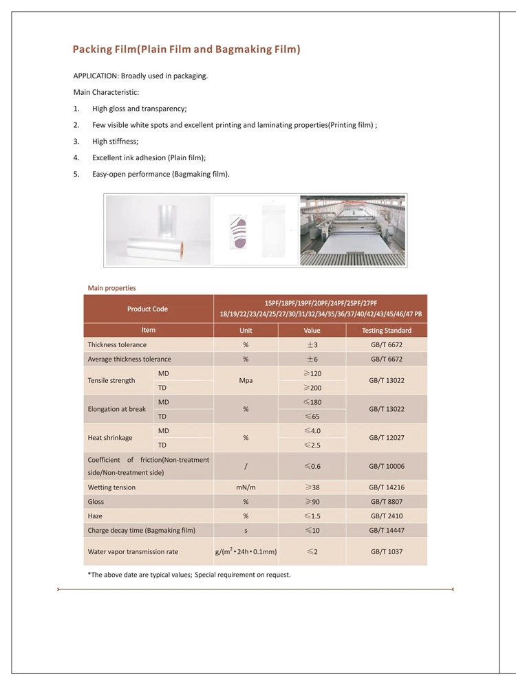 Transparent Plastic Soft Polyolefin Sublimation Thermal Lamination Wrap Transparent Bopp Hot Laminating Film