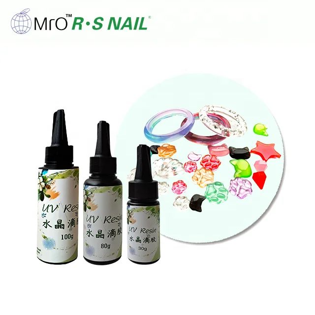Factory OEM/ODM Service free sample hard or soft type universal clear uv curing resin uv epoxy glue DIY Handmade Gift