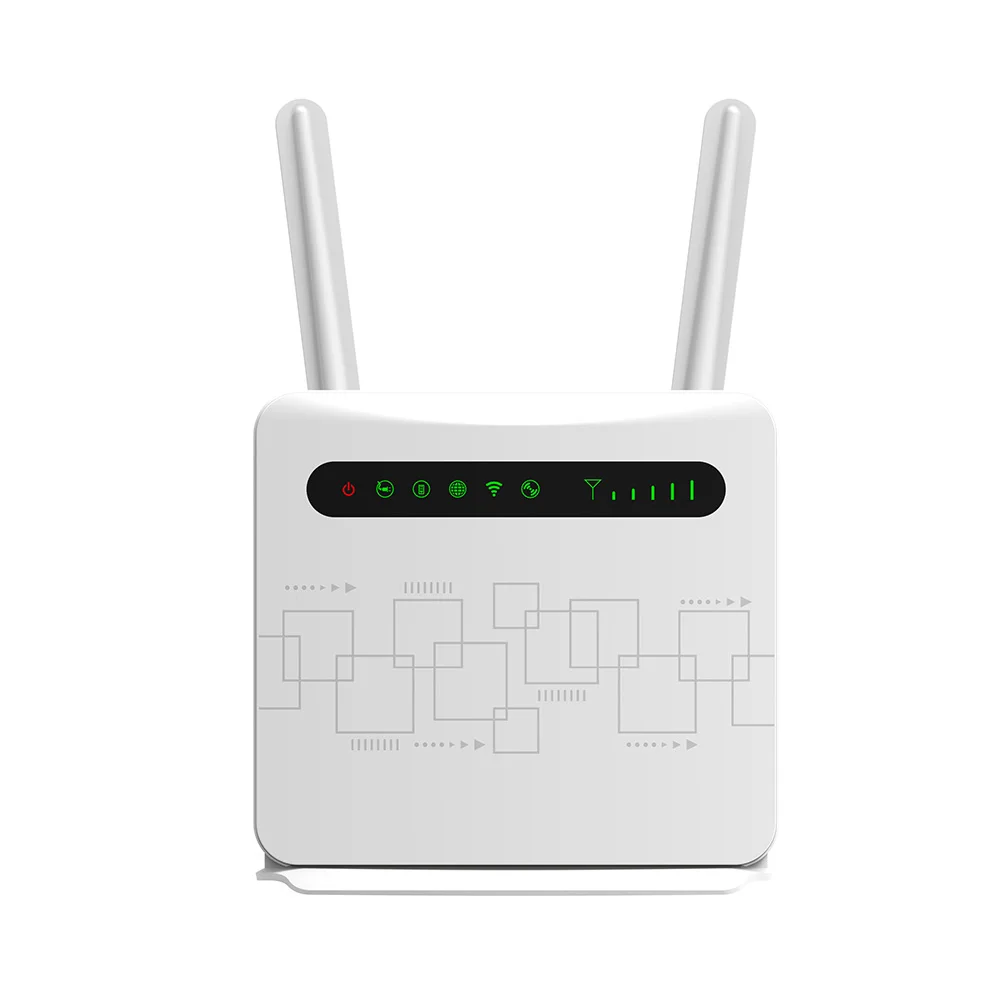 1200Mbps 4G CPE WIFI router dual band CAT6 1200M 4G router 1*RJ11 VOLTE Voice Support TR069 FOTA B42 B43