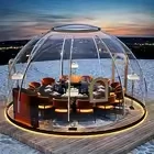 Prefab Prefabricated New Design Outdoor clear PC Demo Party Tent Villa Glamping Bubble House for Sale