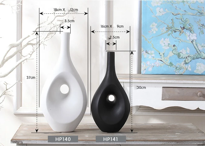 Hot Selling Nordic Style Simple Decoration Home Decor Ceramic Flower Vase