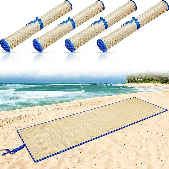 66112#cheapest rice straw mat outdoor woven straw beach mat