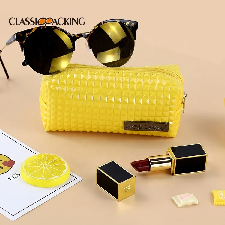 BSCI ISO Sedex FAMAMulti-colors Granular Sense Makeup Bag Pouch Waterproof Cute Colorful Women Travel Cosmetic Bag With Zipper