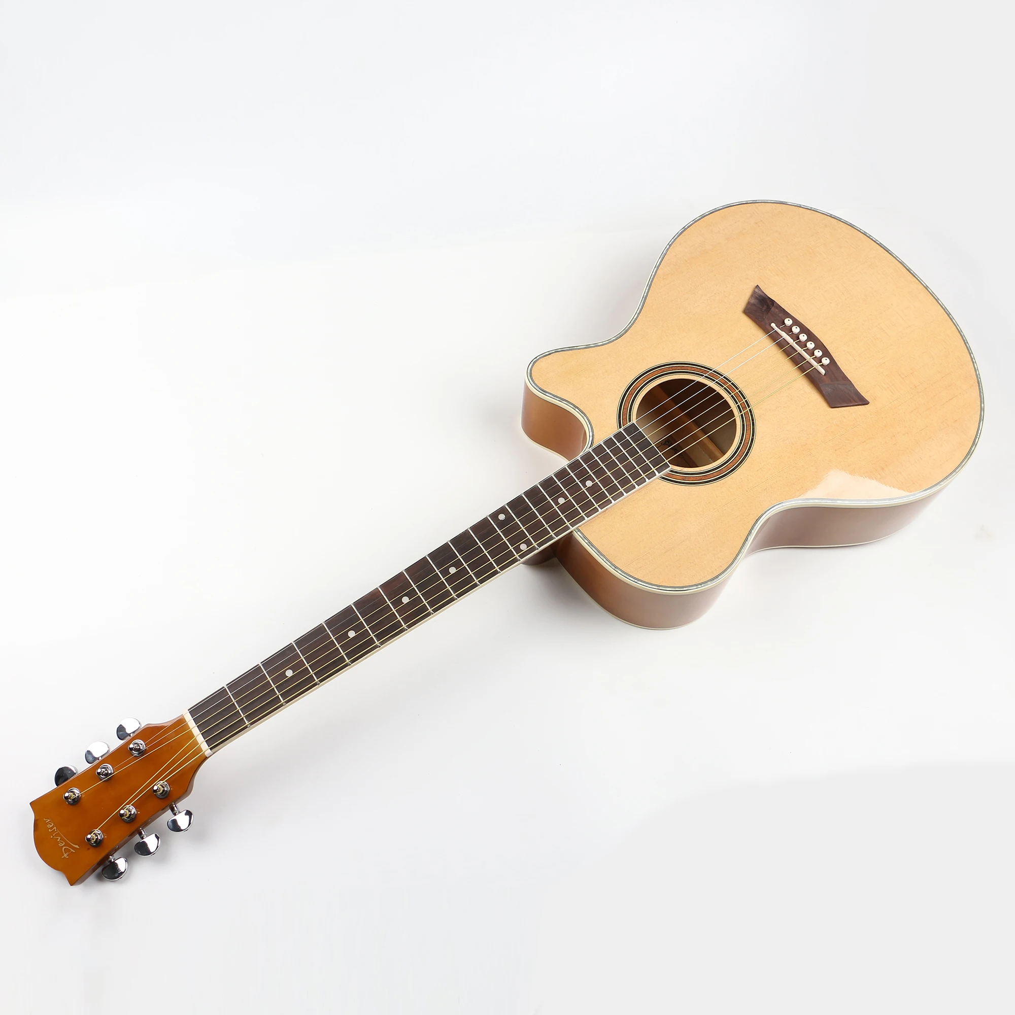 left handed rosewood acoustic guitar deviser 40 inch