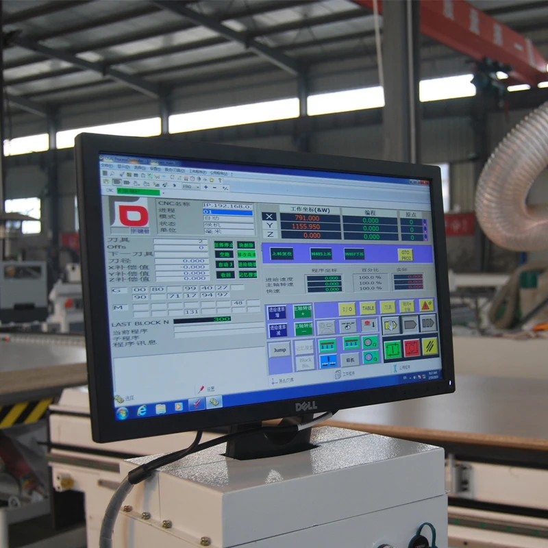 auto labeling cnc router nesting machine for cabinet wooden furniture making