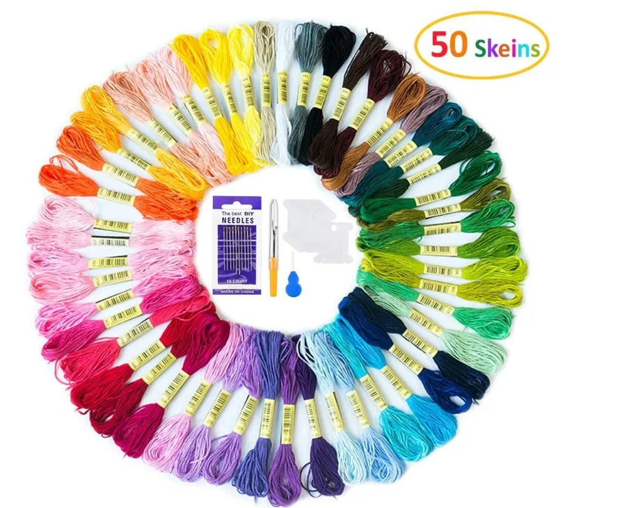 
Friendship Bracelets FlossCrafts Floss Rainbow Color with Free Embroidery NeedlesFloss Bobbins Friendship Bracelets Floss,Crafts Floss Rainbow Color with Free Embroidery Needles,Floss Bobbins