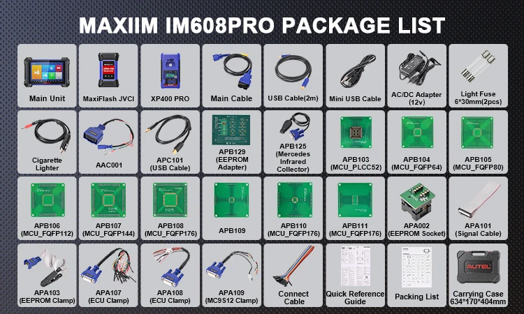 autel im608pro programmer of car keys programming with chip renault tool scanner for key coding