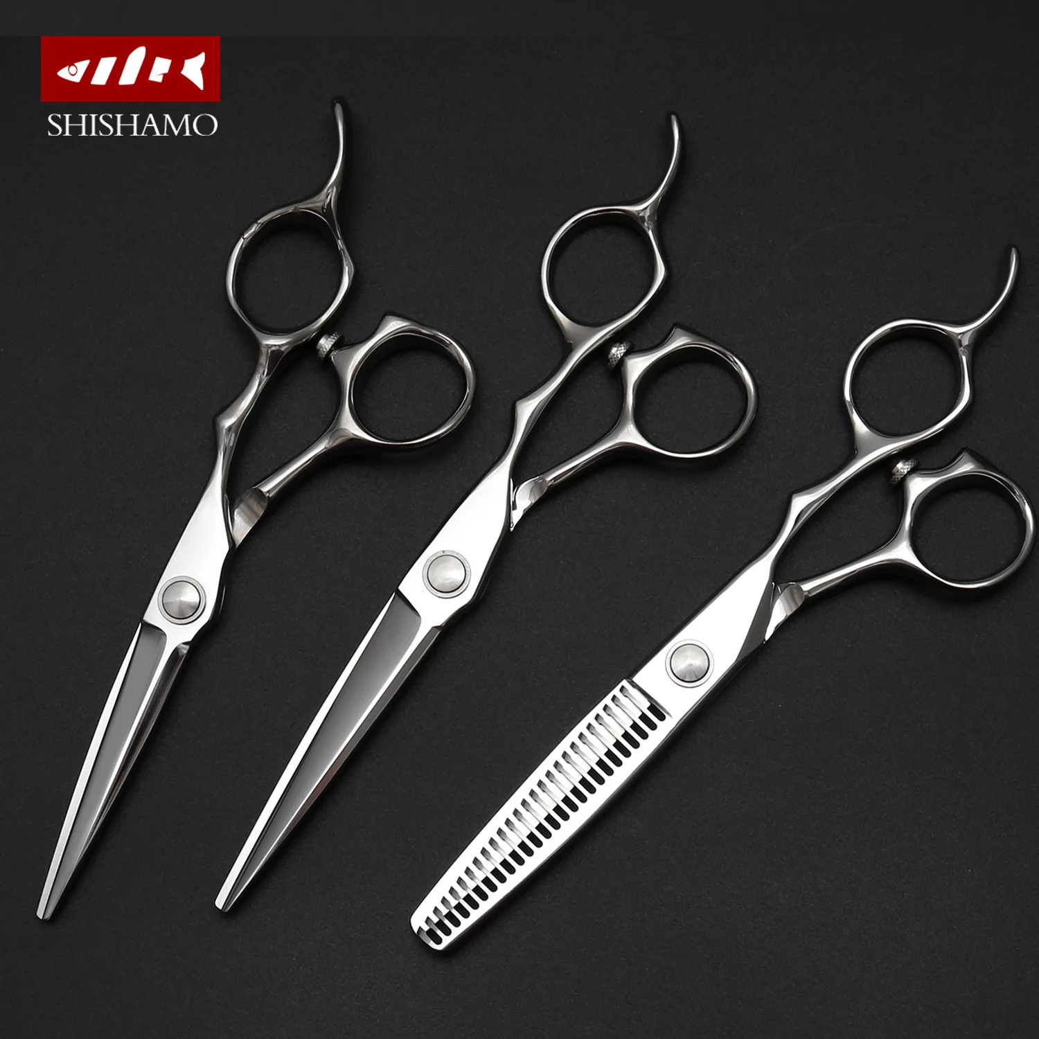 High quality Premium Japan VG10 Steel CNC Barber scissors Hair Cutting scissors Kit Hair Thinning Shears for Salon Tijeras