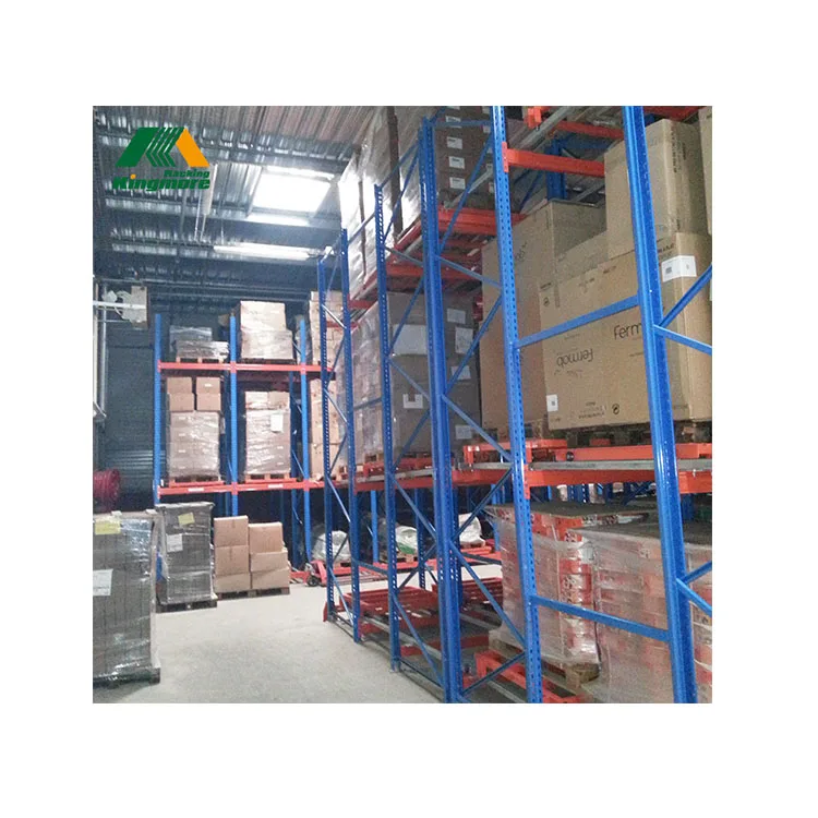 High Quality Chinese Heavy Duty Push Back Rack Safe Stacking System for Warehouse Storage Cargo & Storage Equipment