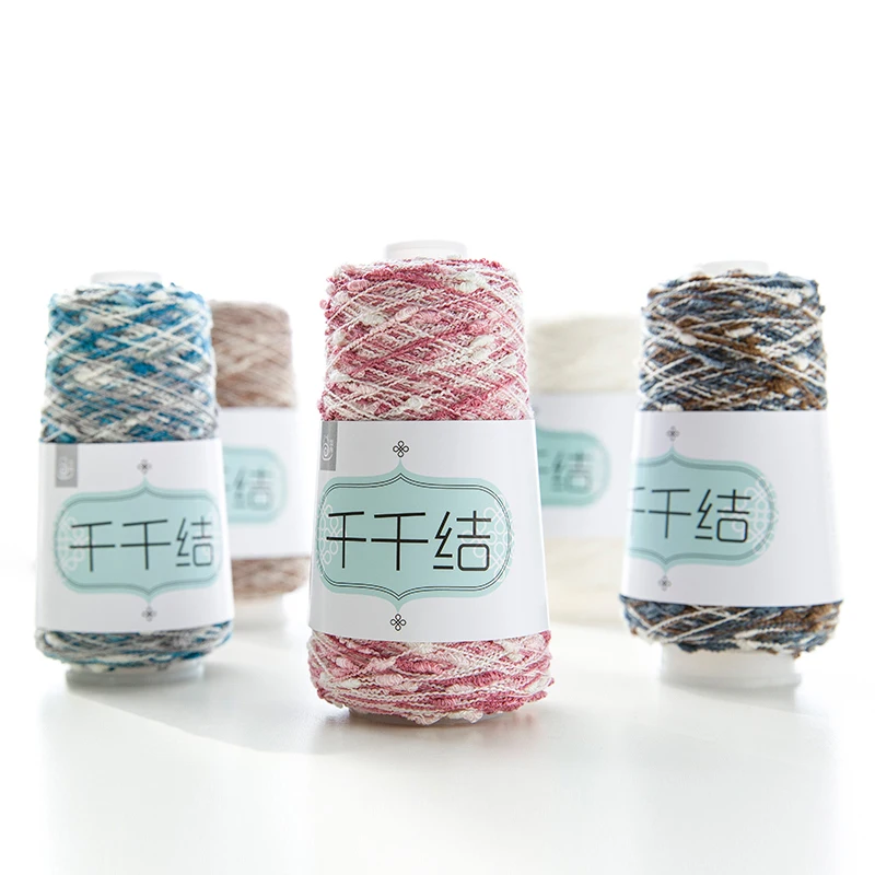 
Yarncrafts decorative knitting Slub acrylic Thread blended fancy Texture yarn for 7.5NM 