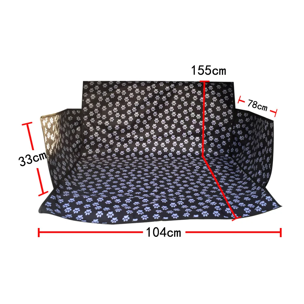 Washable Dog Accessories Oxford Car SUV Seat Cover Waterproof Floor Mat for Dogs Cats