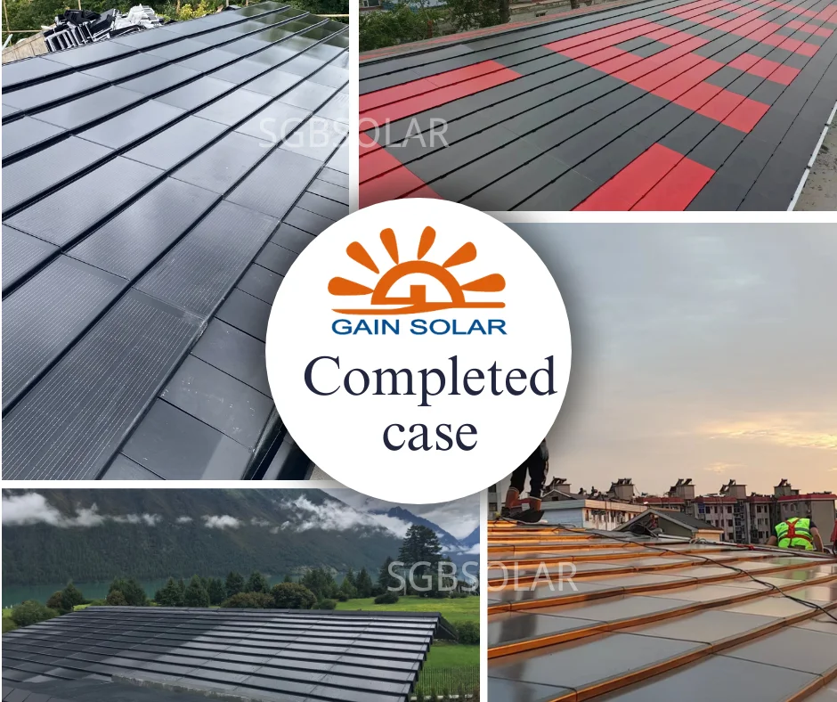 Photovoltaic Roofing T Max L B 80W Light 6Kg Roof Tile Mould Slate Pvc Roof Tile