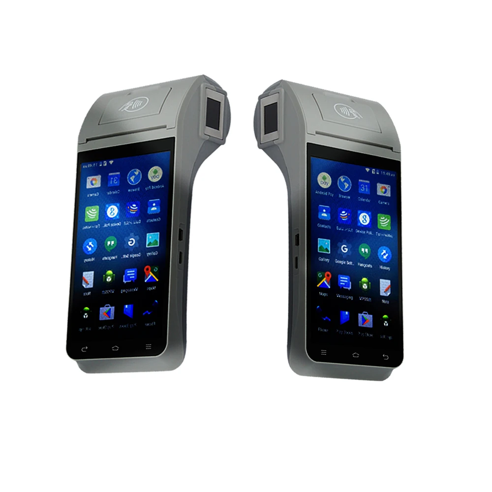 ZCS Z91 Android 11 портативный pos терминал GMS NFC POS мобильные pos-системы с принтером для печати