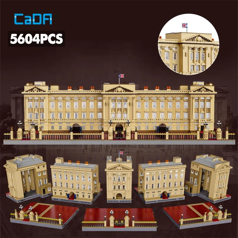Всемирно известный дворец баккингем C61051 набор строительных блоков MOC City Классическая конструкция образовательные блоки модель