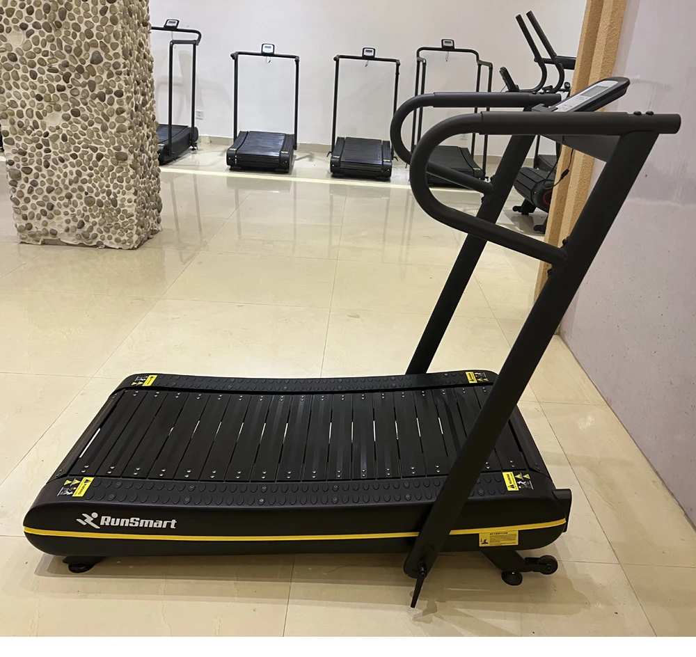 Manufacture fitness non-motorized speed fit woodway treadmill self-generated home curve treadmill for cardio training