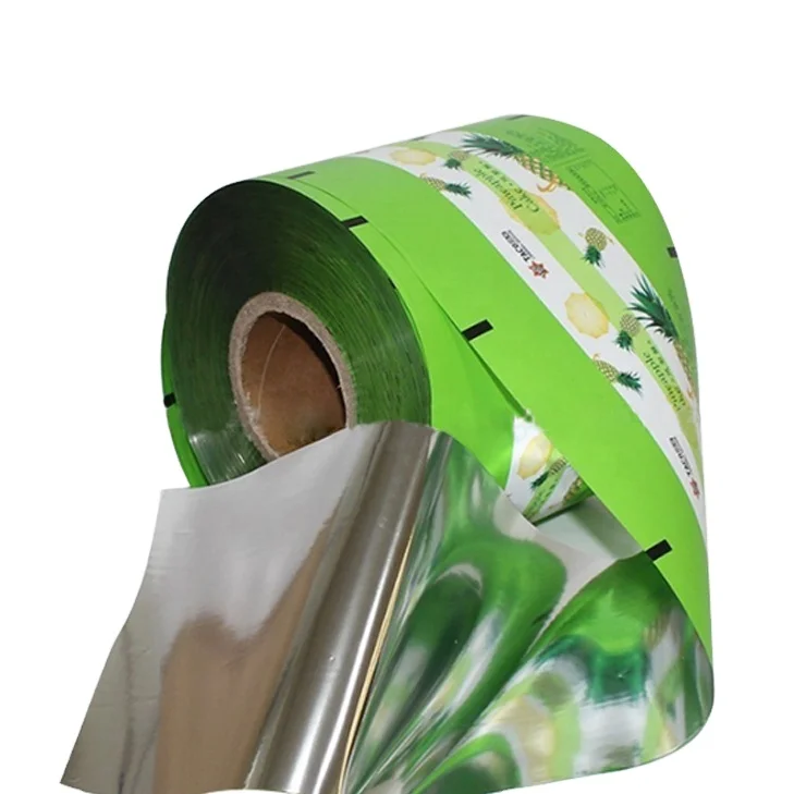 Heat Sealing Small Coffee Crisps Bags Wet Wipes Automatic packaging machine Use Laminating Aluminum Foil Plastic Film