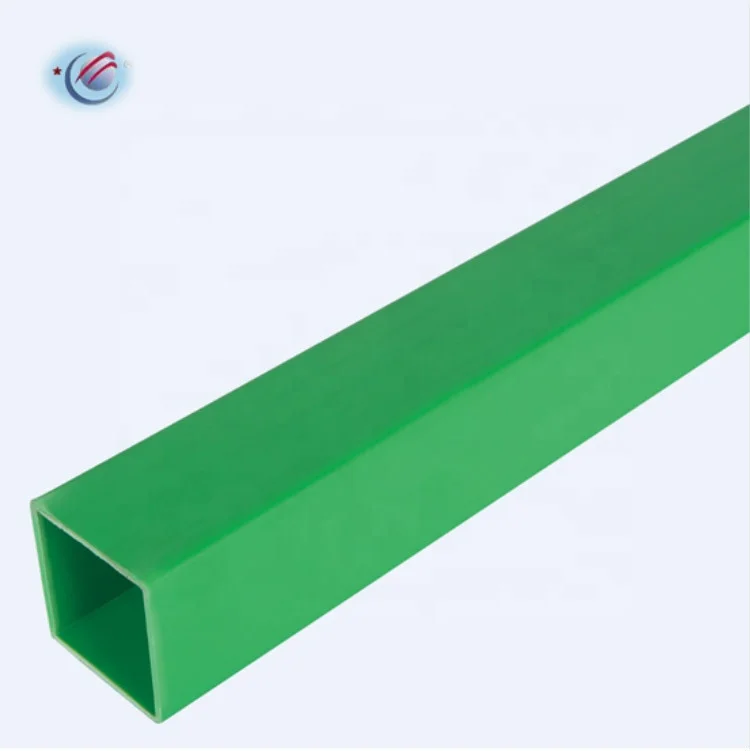 Square large PVC HDPE ABS tube plastic pipe wholesale