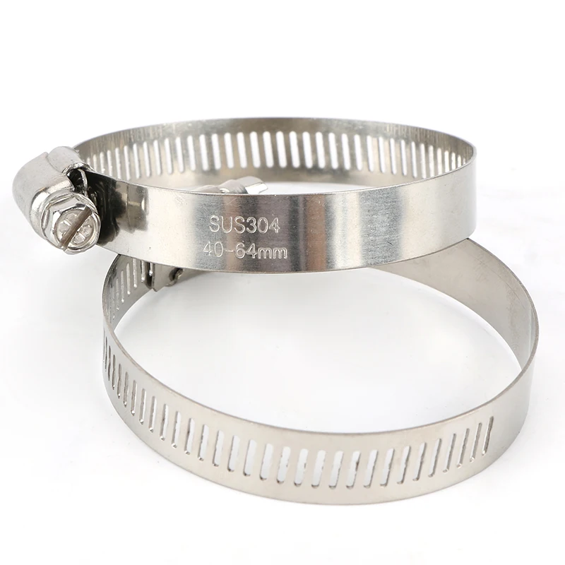 Wholesale Sunpoint Hose Clips Assortment Worm Drive Clamps American Type Stainless Steel Hose Clamp