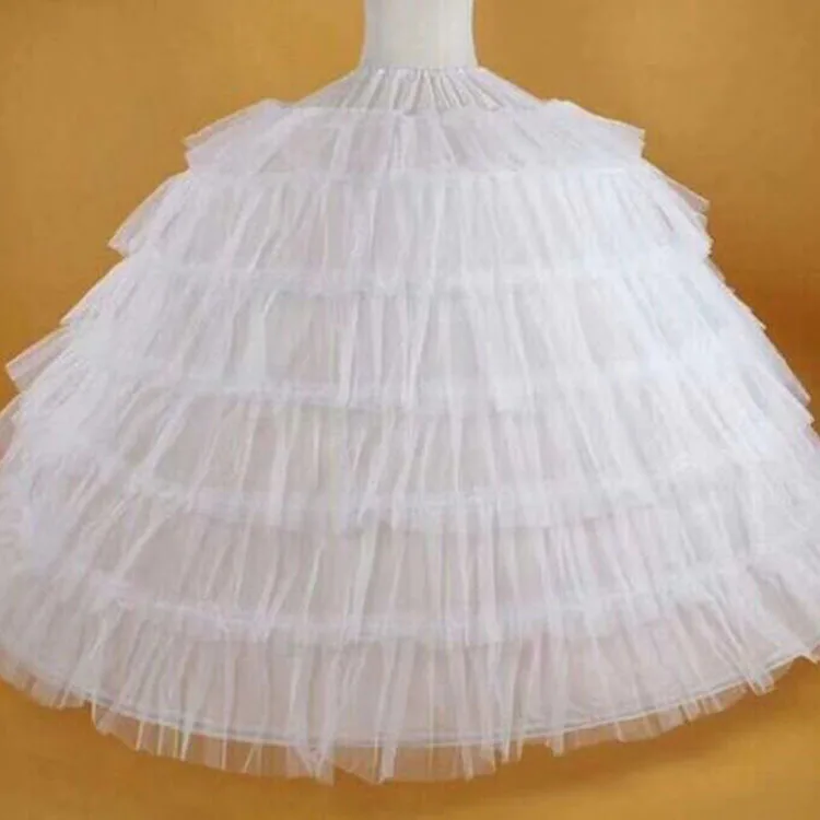 New Factory Wholesale Oversize 6 Hoop Crinoline Colossal Puffy Petticoat For Ball Gowns