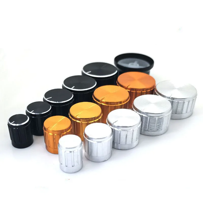 Factory manufacturer provides 15x17 high quality aluminum alloy knobs volume adjustment knobs cap