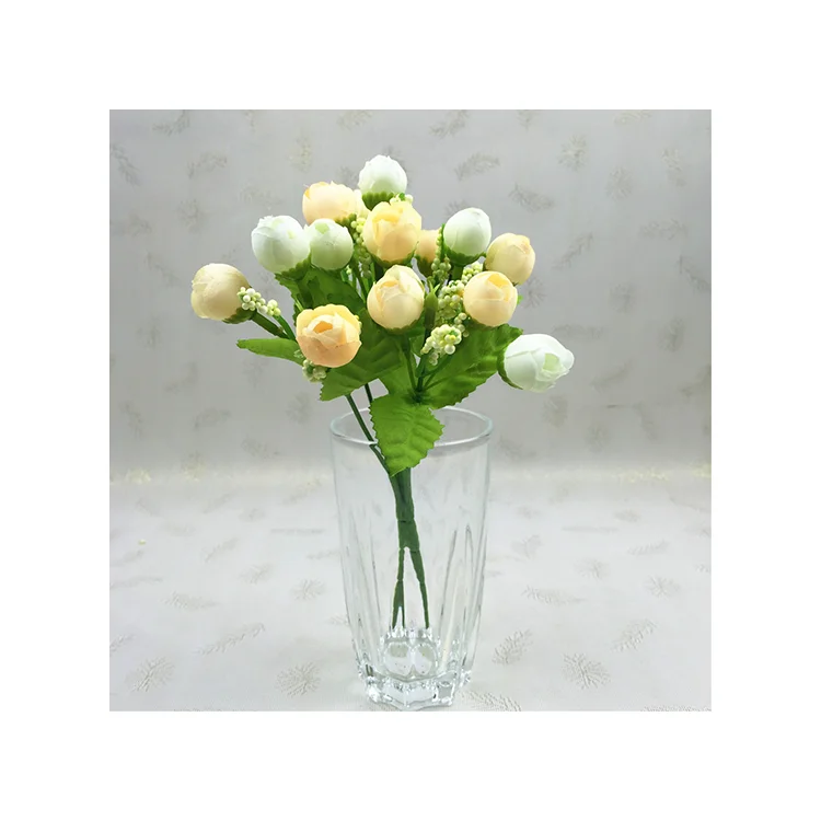 Artificial Indoor Decorations Artificial Flower Roses Bud