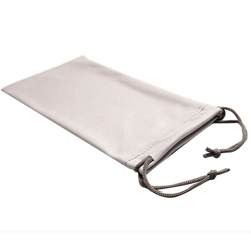 Soft Cloth Glasses bag sunglasses case Waterproof Dustproof eyeglasses pouch Eyewear Accessories Black White Gray Sunglasses Bag