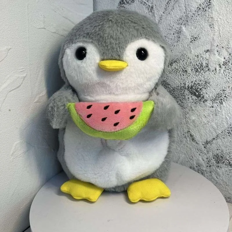 Милый мультяшный Электрический детский успокаивающий спящий Пингвин плюшевая игрушка