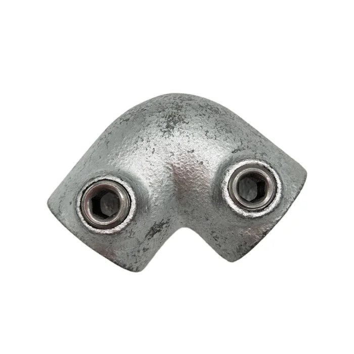 3/4 Inch Black Structural Pipe Fitting 90 Degree Elbow Pipe Clamp