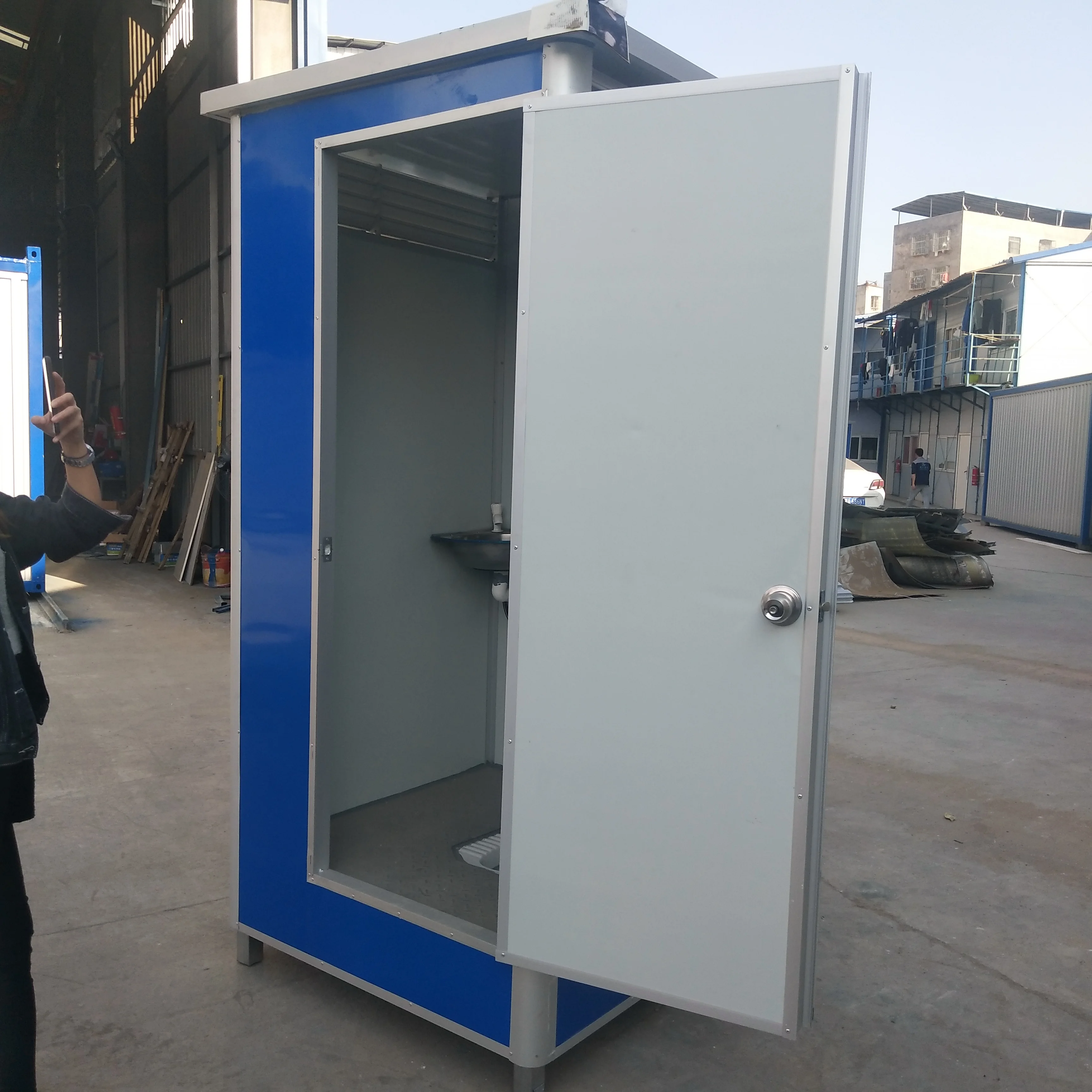 Low Cost Construction Site Mobile Public Prefab Toilet Bathroom Wholesale Portable toilet