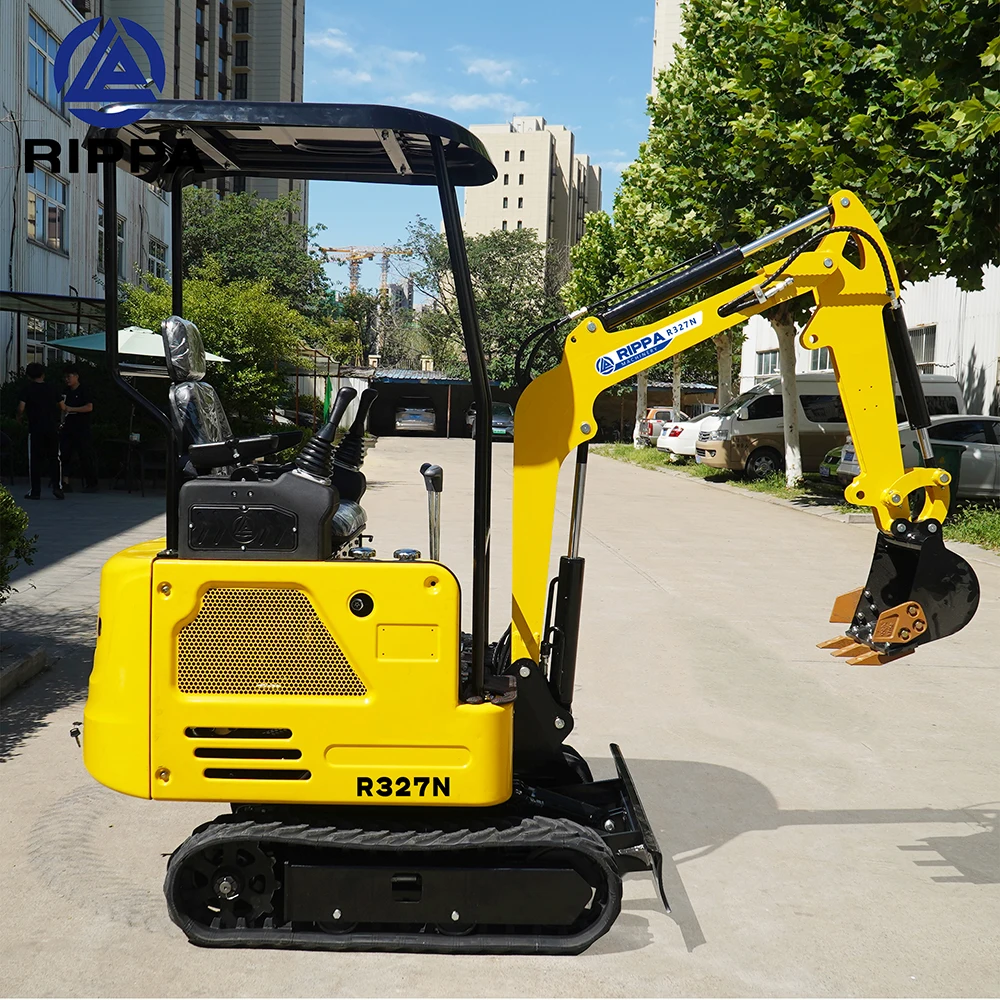 Rippa New Machine R327N EPA Engine Excavator Farm Digger Crawler Excavator Mini Digger