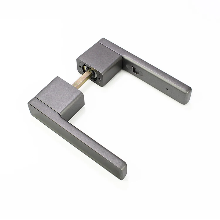 Magnetic System Interior Door Aluminium Alloy Magnetic Door Lock With Hidden Key Hole Lever Handle Wooden Door Lock