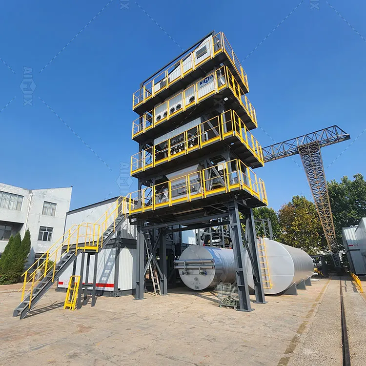 Aimix 160 TPH Asphalt Mixer Plants In Kazakhstan Mongolia