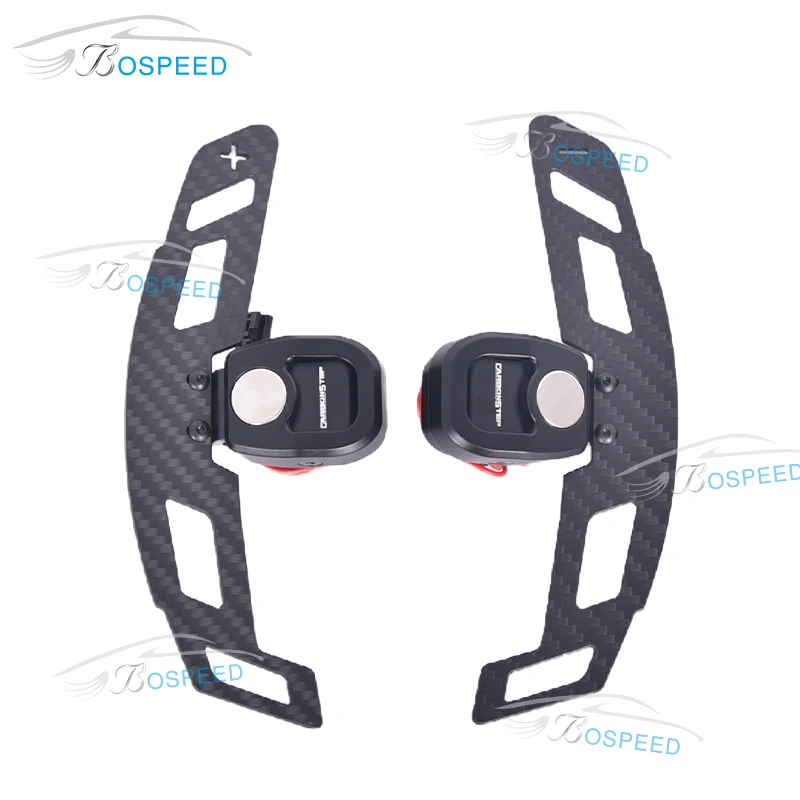 SK CUSTOM For Benz Triangl  Mouth  A/C/E/S  Carbon Fiber Paddle Shifters Car Steering Wheel Shift Extensions Accessories