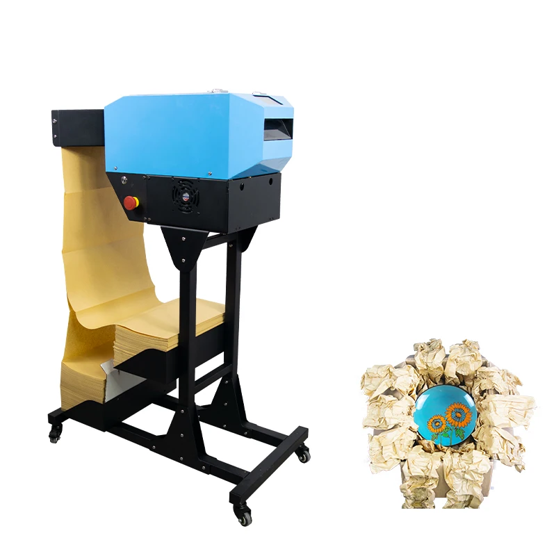 2024 New Release Packaging Protective Making Pad Cushion System Kraft Paper Void Fill Machine