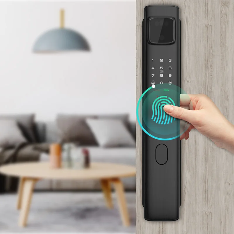 Smart Digital Electronic Security Door Lock Smart Door Lock With Camera For Home Lock
