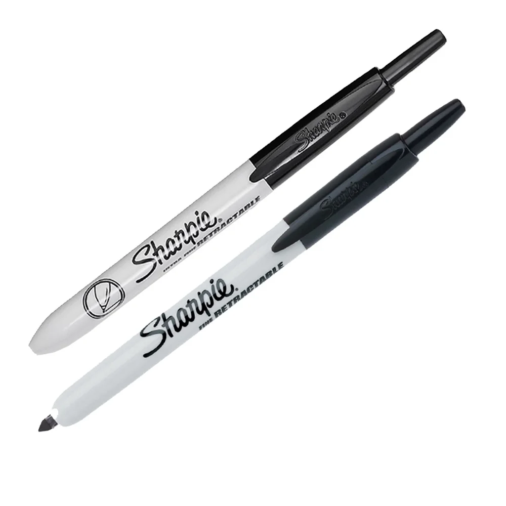 Sharpie Fine-Tip Retractable Fine Point Permanent Marker Pens