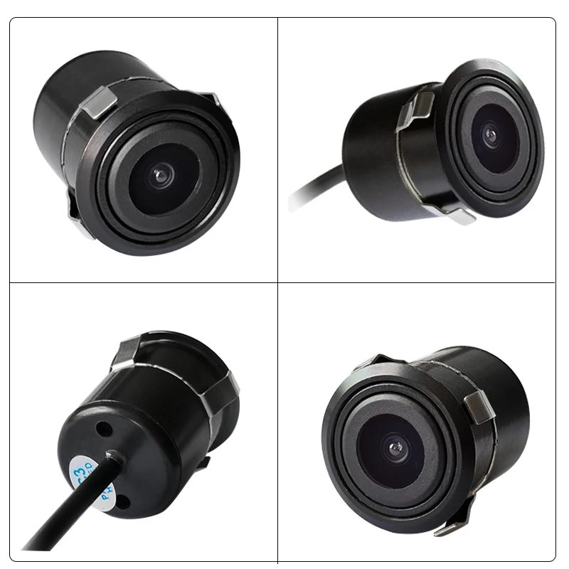Universal waterproof IP68 12V voltage 170 degrees rear view car camera 18.5 punched plastic night vision car camera